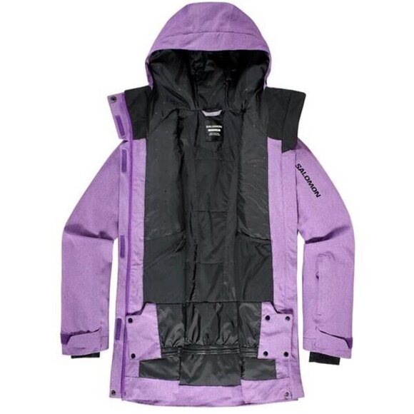 Salomon Stance Cargo Jacket Lavender Purple XL - Picture 2 of 9